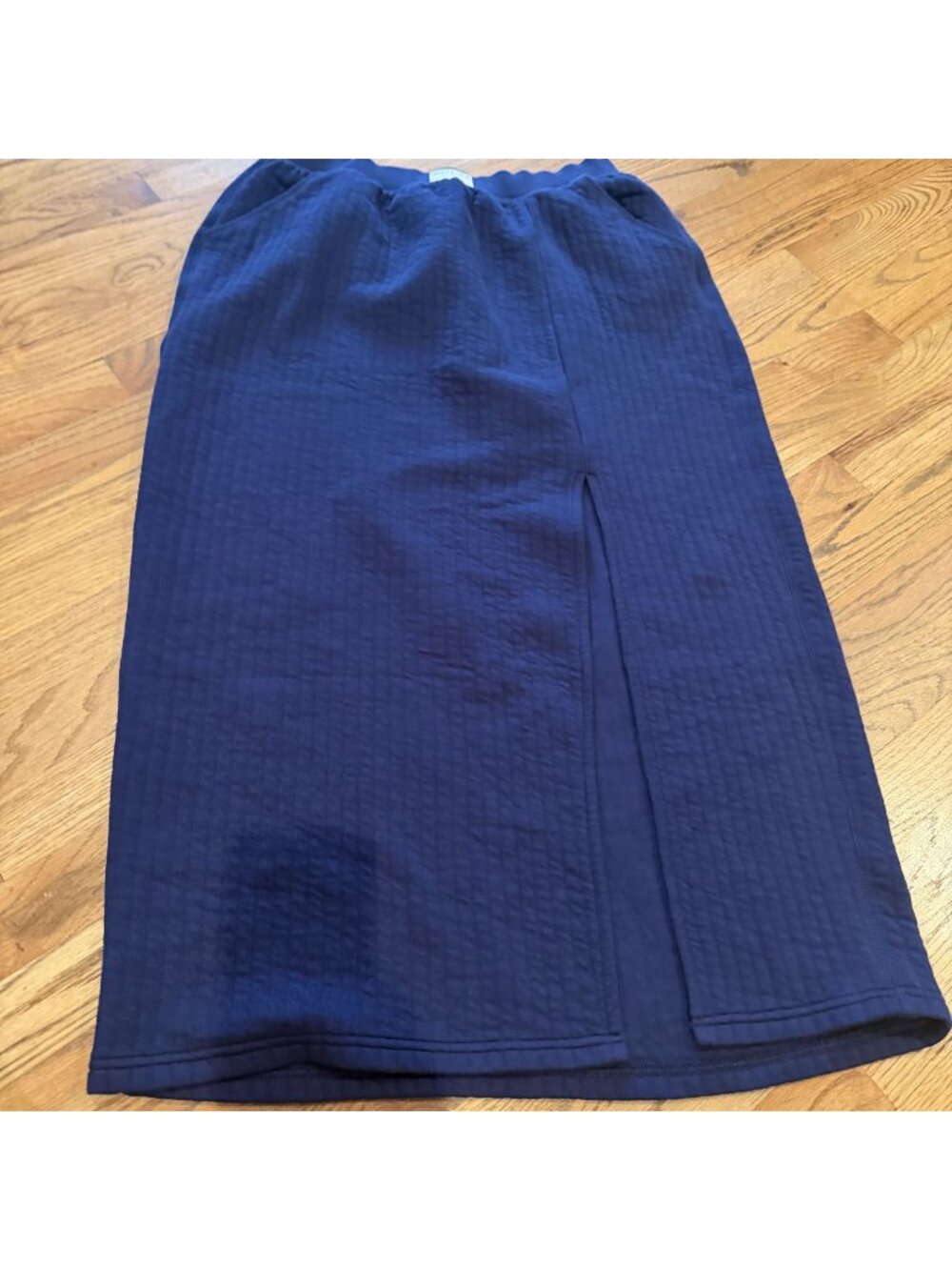 Offline by Aerie Womens Navy Blue Long Quilted Skirt New Large